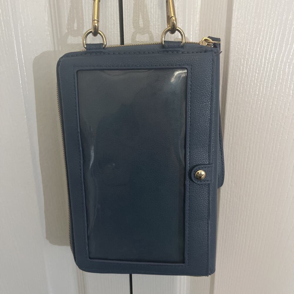 G.I.L.I. Faux Leather Wallet Crossbody with Chain Strap - Picture 4 of 14